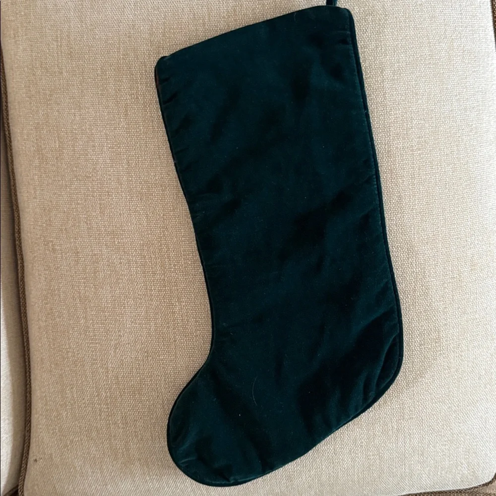 Santa Claus Needlepoint Christmas Stocking. There is not a tag inside it. - Picture 4 of 4